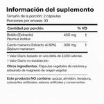 Cápsulas Limpiador Hígado y Vesícula con Boldo y Cardo Mariano