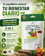 Ashwagandha KSM-66 con Glicinato de Magnesio